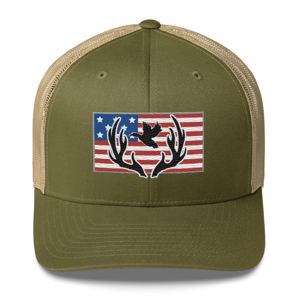 USA Hunting Trucker Hat