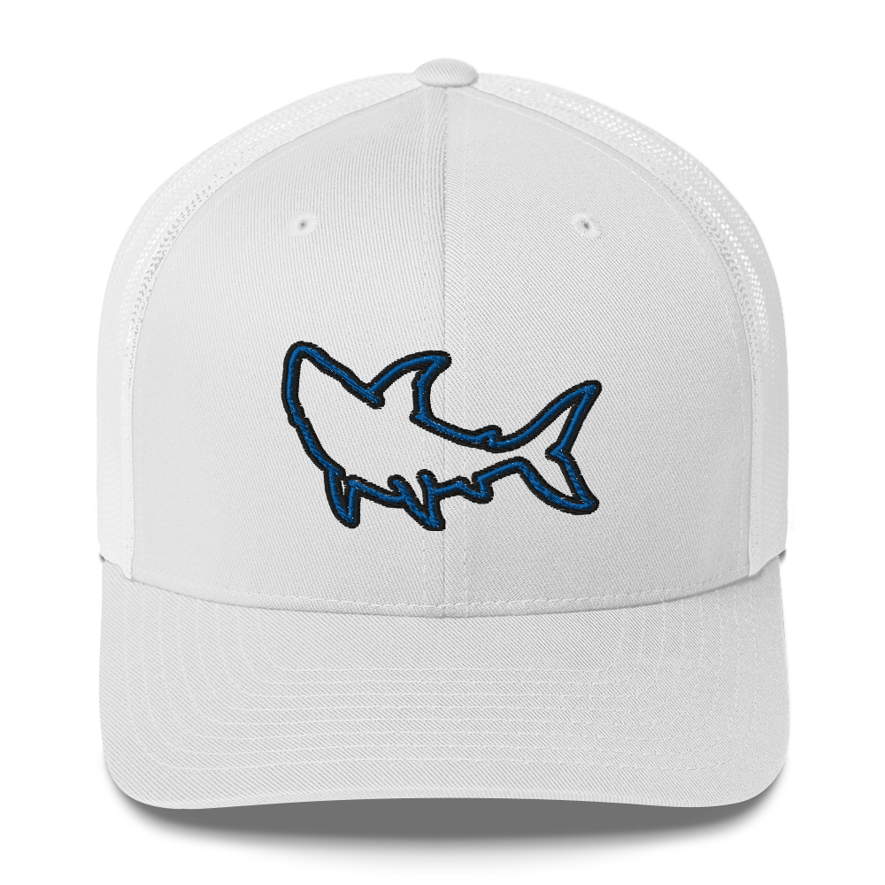 Shark Outline Trucker Hat