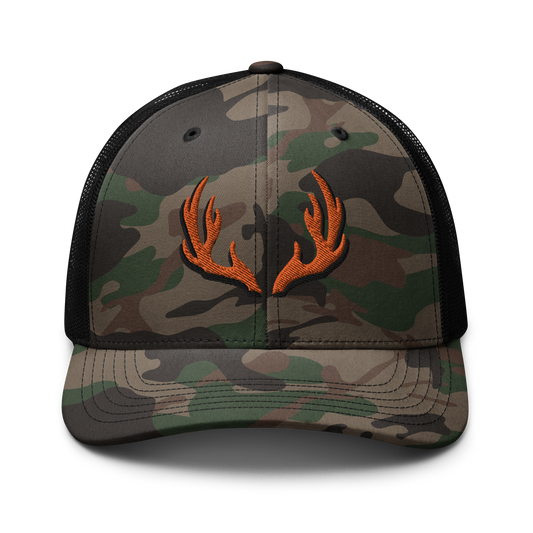 Gnonies Antler Camo Snapback Hat