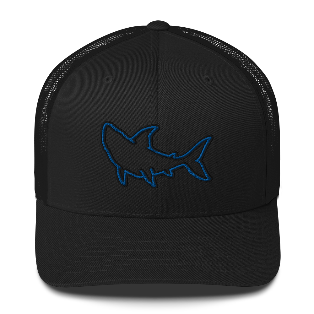 Shark Outline Trucker Hat