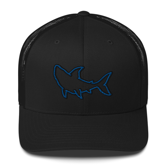 Shark Outline Trucker Hat