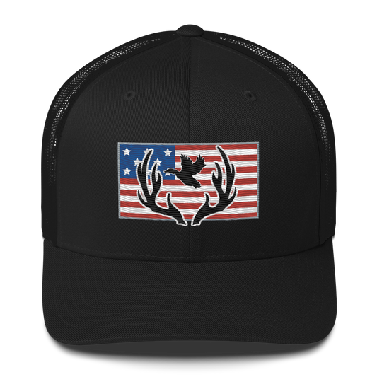 USA Hunting Trucker Hat